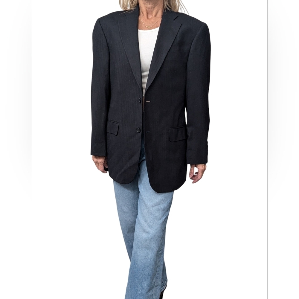 Brooks Brothers 346 Wool Stretch Blazer Navy 39S Quiet Luxury Classic Fit